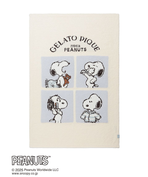 ジェラートピケ PEANUTS スヌーピー オリジナルアートブランケット PEANUTS】オリジナルアートブランケット｜ジェラートピケの通販｜&mall