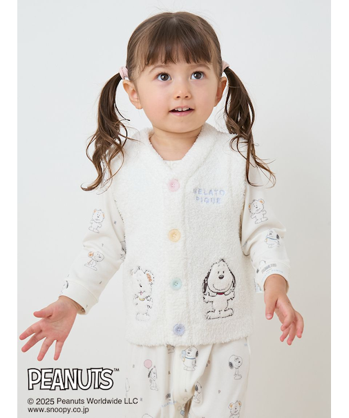 【PEANUTS PUPPIES】【BABY】ベビモコベスト