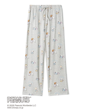 【PEANUTS】【HOMME】オリジナルアート 総柄ロングパンツ