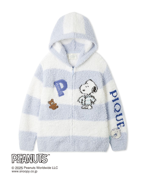 PEANUTS】【UNISEX】オリジナルアート ジャガードパーカ｜ジェラート