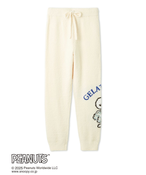 【PEANUTS】オリジナルアート ジャガードロングパンツ