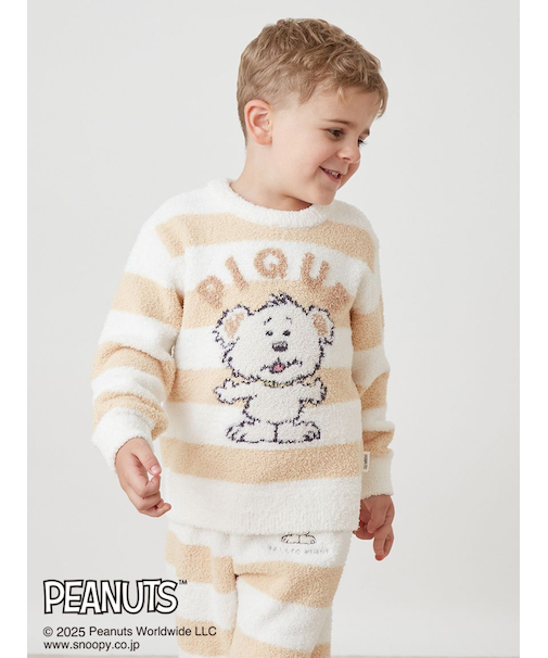 【販路限定カラーあり】【PEANUTS PUPPIES】【KIDS】ベビモコプルオーバー