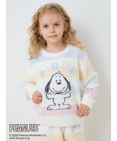 【販路限定カラーあり】【PEANUTS PUPPIES】【KIDS】ベビモコプルオーバー