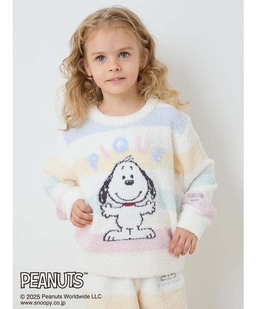 【販路限定カラーあり】【PEANUTS PUPPIES】【KIDS】ベビモコプルオーバー