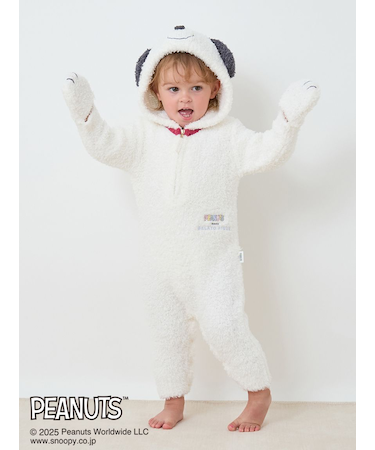 【PEANUTS PUPPIES】【BABY】スヌーピーロンパース