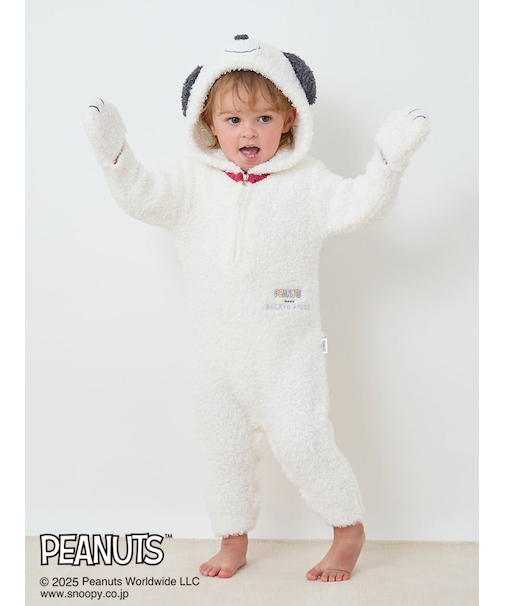 【PEANUTS PUPPIES】【BABY】スヌーピーロンパース