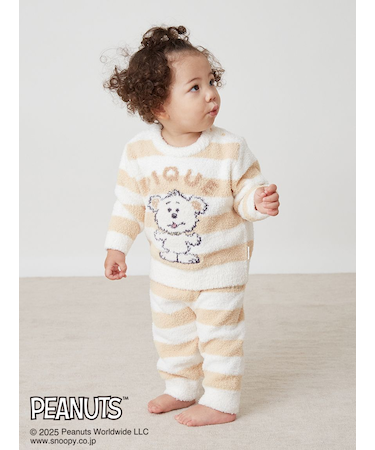 【販路限定カラーあり】【PEANUTS PUPPIES】【BABY】ベビモコロングパンツ