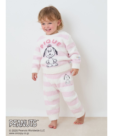 【販路限定カラーあり】【PEANUTS PUPPIES】【BABY】ベビモコロングパンツ