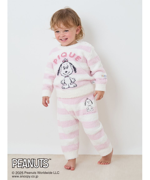 【販路限定カラーあり】【PEANUTS PUPPIES】【BABY】ベビモコロングパンツ