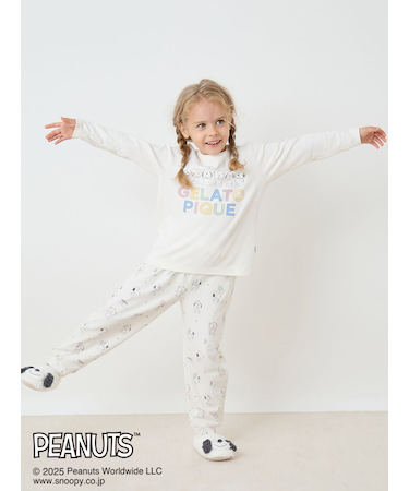 【PEANUTS PUPPIES】【KIDS】総柄ロングパンツ