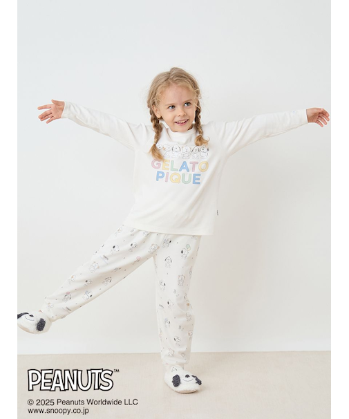 【PEANUTS PUPPIES】【KIDS】総柄ロングパンツ