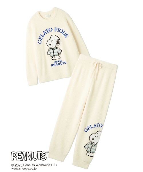 PEANUTS】【ONLINE限定】【HOMME】オリジナルアート ジャガードプル