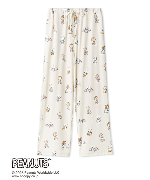 PEANUTS】オリジナルアート 総柄ロングパンツ｜ジェラートピケの通販