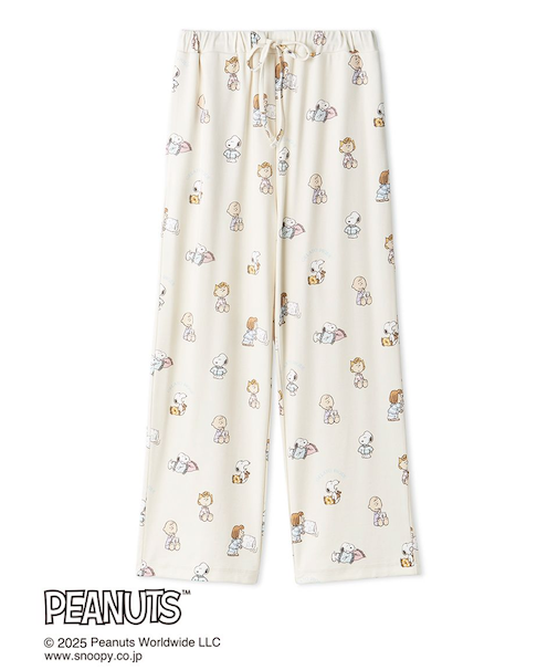 【PEANUTS】オリジナルアート 総柄ロングパンツ