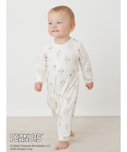 【PEANUTS PUPPIES】【BABY】総柄ロンパース