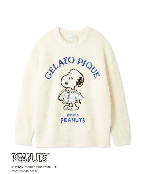 PEANUTS】オリジナルアート ジャガードプルオーバー｜ジェラートピケの