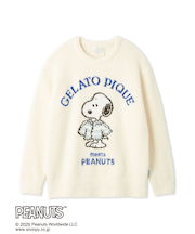 【PEANUTS】オリジナルアート ジャガードプルオーバー