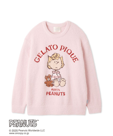 【PEANUTS】オリジナルアート ジャガードプルオーバー