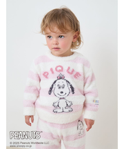 【販路限定カラーあり】【PEANUTS PUPPIES】【BABY】ベビモコプルオーバー