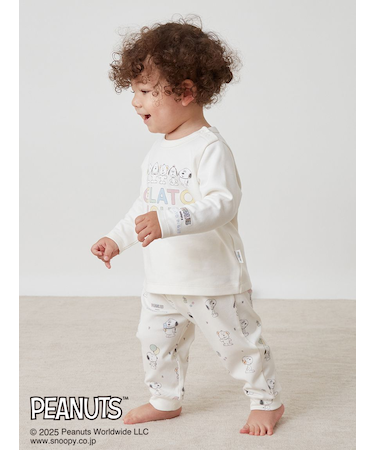 【PEANUTS PUPPIES】【BABY】総柄ロングパンツ