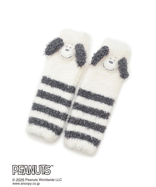 【PEANUTS PUPPIES】【KIDS】スヌーピーレッグウォーマー