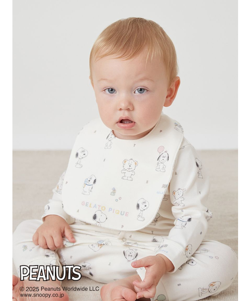 【PEANUTS PUPPIES】【BABY】総柄スタイ