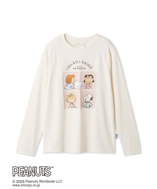 【PEANUTS】オリジナルアート ワンポイントロンT