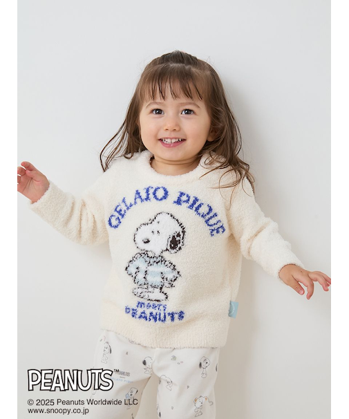 【PEANUTS】【BABY】オリジナルアート ジャガードプルオーバー