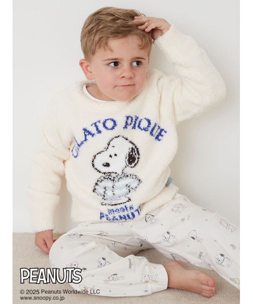 【PEANUTS】【KIDS】オリジナルアート ジャガードプルオーバー