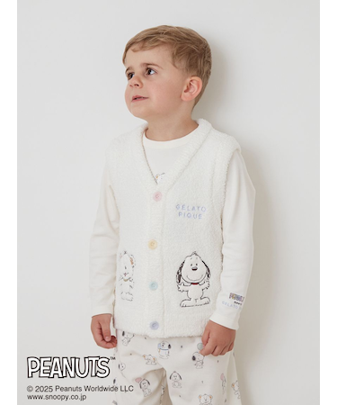 【PEANUTS PUPPIES】【KIDS】ベビモコベスト