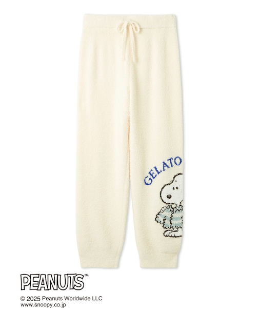 【PEANUTS】【HOMME】オリジナルアート ジャガードロングパンツ