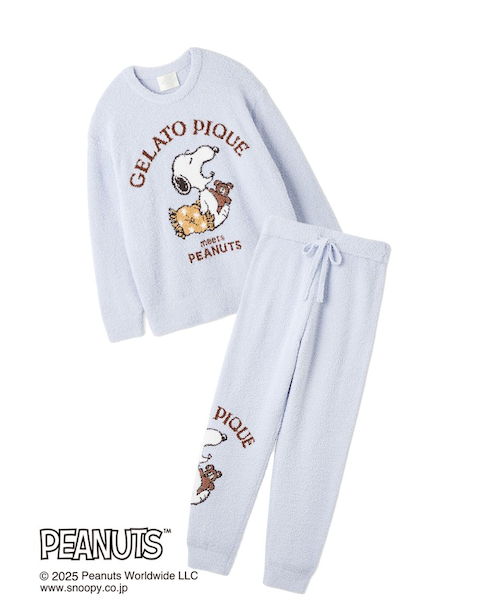 PEANUTS】【ONLINE限定】オリジナルアート ジャガードプルオーバー