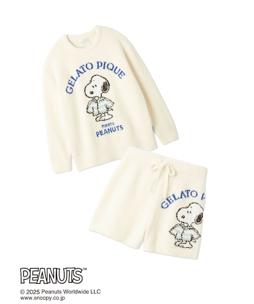 PEANUTS】【ONLINE限定】オリジナルアート ジャガードプルオーバー