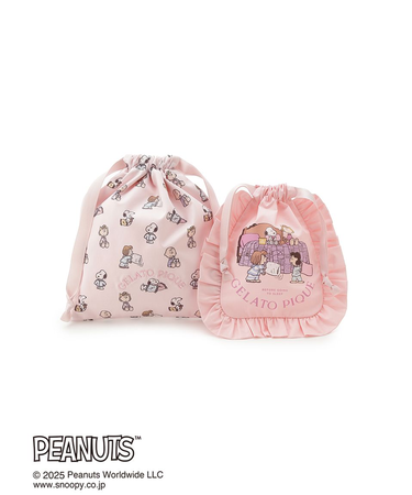【PEANUTS】オリジナルアート 巾着2点セット