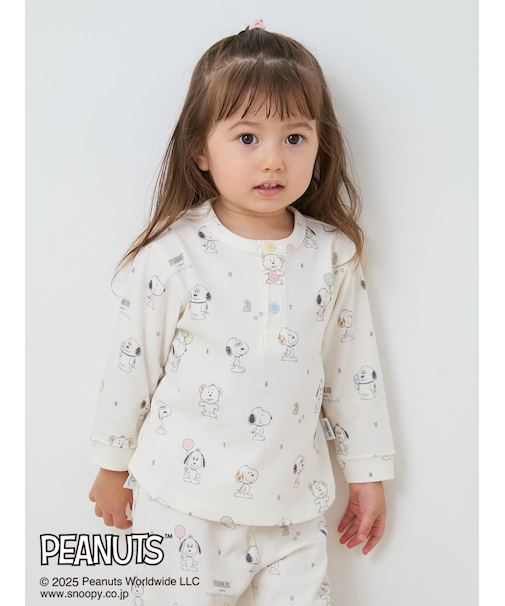 【PEANUTS PUPPIES】【BABY】総柄プルオーバー