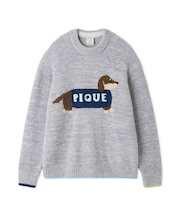 ベビモコダックスフンドジャガードプルオーバー