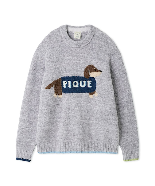 ベビモコダックスフンドジャガードプルオーバー