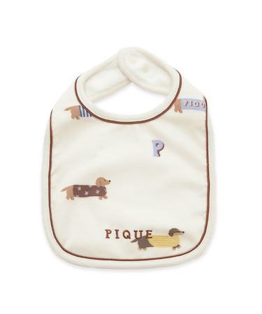 【BABY】ダックスフンド柄スタイ