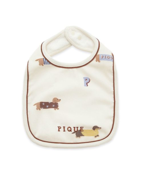 【BABY】ダックスフンド柄スタイ