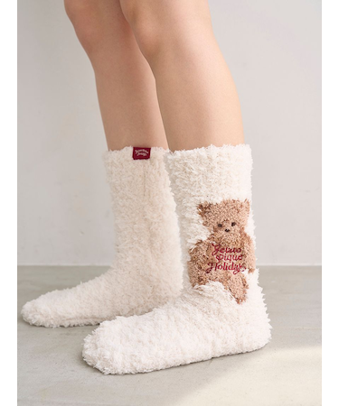 【HOLIDAY】ジェラートスノーベアジャガードソックス