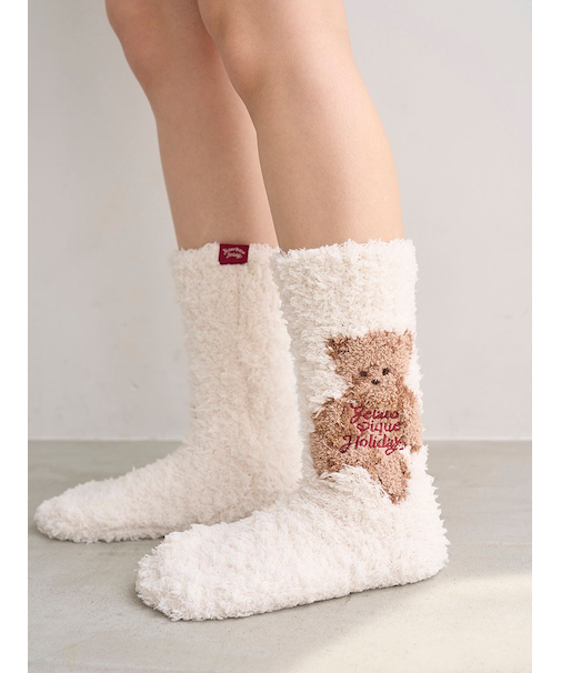 【HOLIDAY】ジェラートスノーベアジャガードソックス