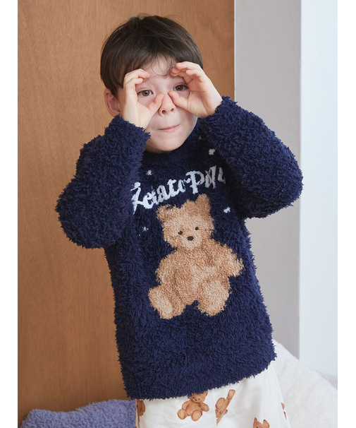 【HOLIDAY】【KIDS】ジェラートスノーベアプルオーバー