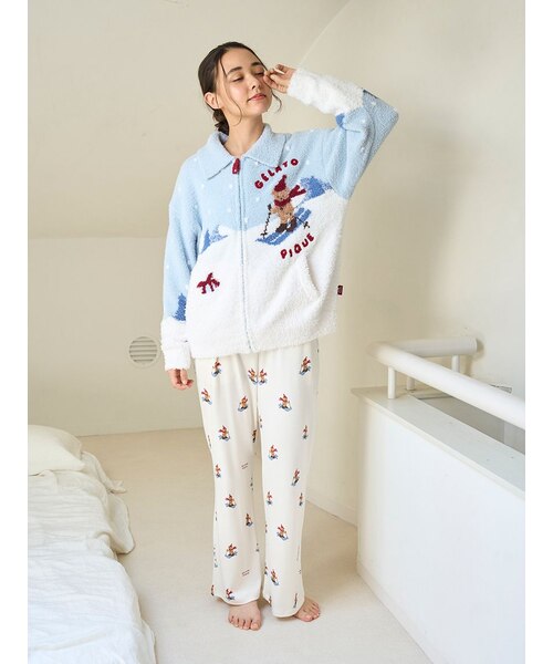 HOLIDAY】スキーベア柄ロングパンツ｜ジェラートピケの通販｜&mall