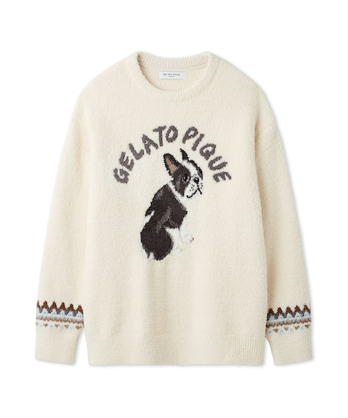 【HOMME】パウダーDOGジャガードプルオーバー