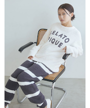 パウダーロゴジャガードプルオーバー&ロングパンツセット