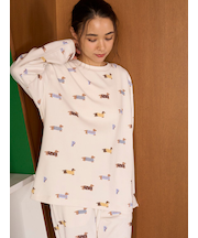 ダックスフンド柄ロンT