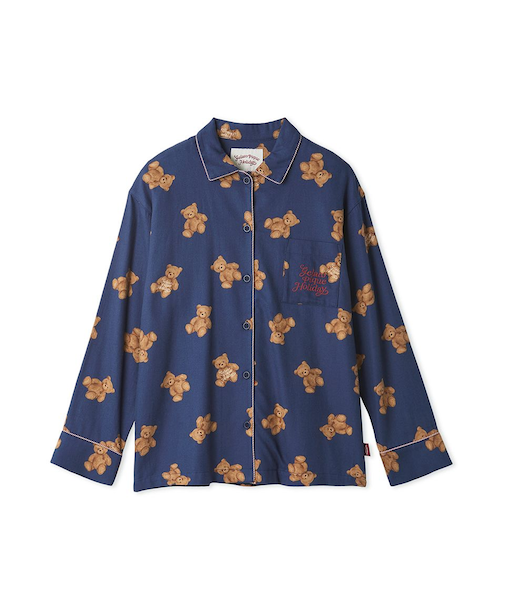 【HOLIDAY】ベア柄ネルシャツ