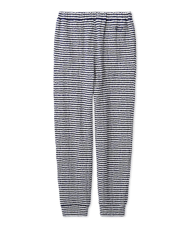 【HOLIDAY】【HOMME】ボーダーふくれジャガードロングパンツ