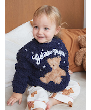 【HOLIDAY】【BABY】ジェラートスノーベアジャガードプルオーバー