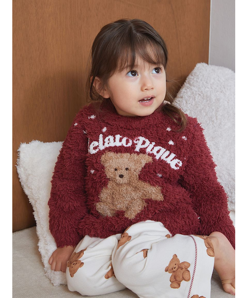 【HOLIDAY】【BABY】ジェラートスノーベアジャガードプルオーバー